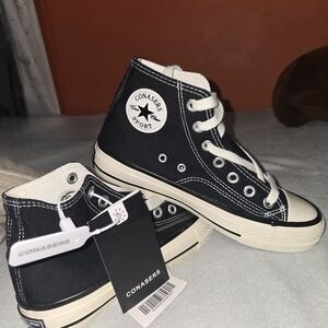 Kids High-Top Sneakers - Black